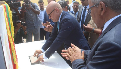Photo of Pose de la première pierre de l’extension du Complexe olympique de Nouakchott