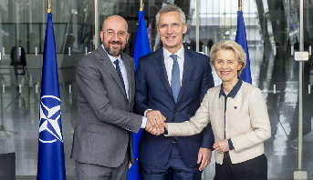 Photo of Déclaration conjointe du président du Conseil européen, de la présidente de la Commission européenne et du secrétaire général de l’Organisation du Traité de l’Atlantique Nord sur la coopération entre l’UE et l’OTAN