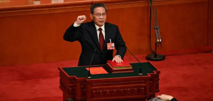 Photo of Chine : Li Qiang, nouveau Premier ministre