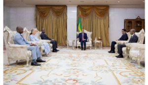 Photo of Le Président de la République reçoit le représentant spécial du Secrétaire général des Nations Unies en Afrique de l’Ouest et au Sahel