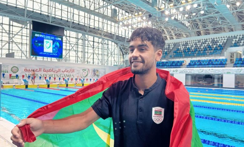 Photo of La Mauritanie choisit le nageur Camil Ould Doua comme porte-drapeau aux JO de Paris 2024