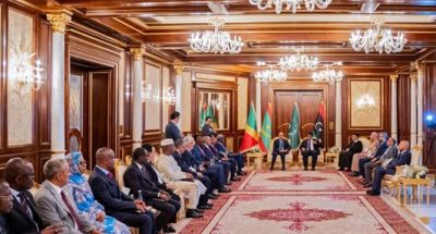 Photo of La Délégation de Haut niveau de l’Union africaine sur la Libye rencontre le président du Conseil présidentiel libyen