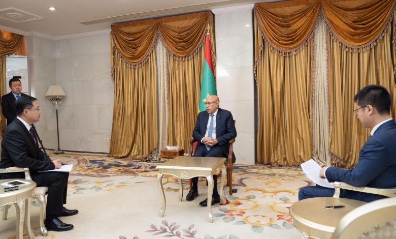 Photo of مقابلة خاصة مع فخامة الرئيس محمد ولد الشيخ الغزواني بمناسبة الذكرى الستين للعلاقات الموريتانية الصينية