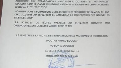 Photo of Armement national de pêche: Prolongation des autorisations de licences temporaires