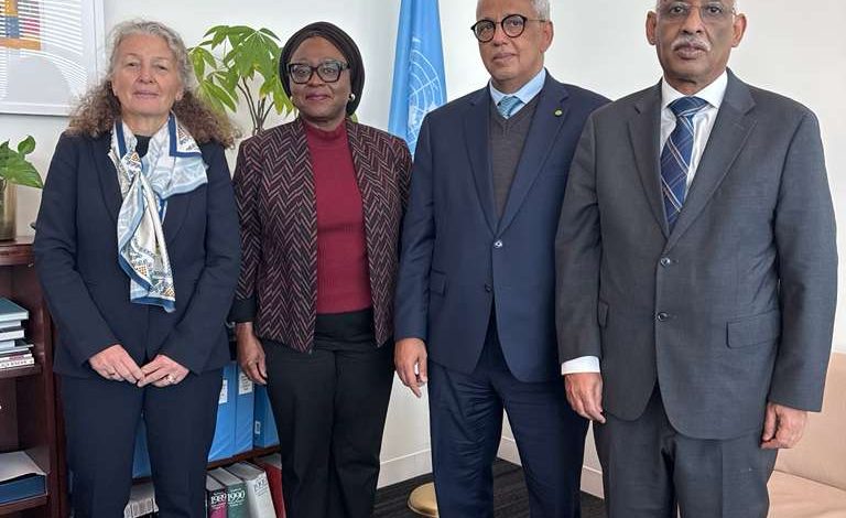 Photo of وزير  الشؤون الاقتصادية يتباحث مع الأمينة العامة المساعدة للأمم المتحدة