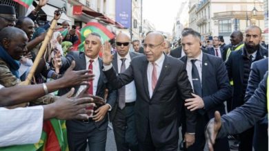 Photo of Paris: bain de foule pour Ghazouani